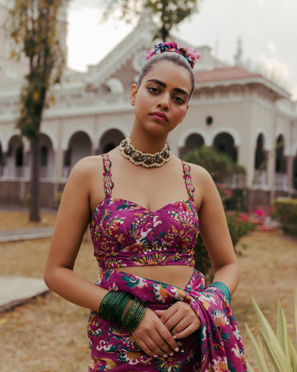 Devi Silk Blouse Fashion JodiLife
