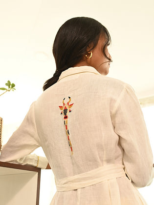DIGITAL NOMAD (LINEN SHIRT DRESS) Fashion Zanzibar Living 