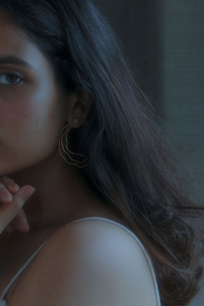Dramatic poppy earrings Jewelry Nirjara Jewellery