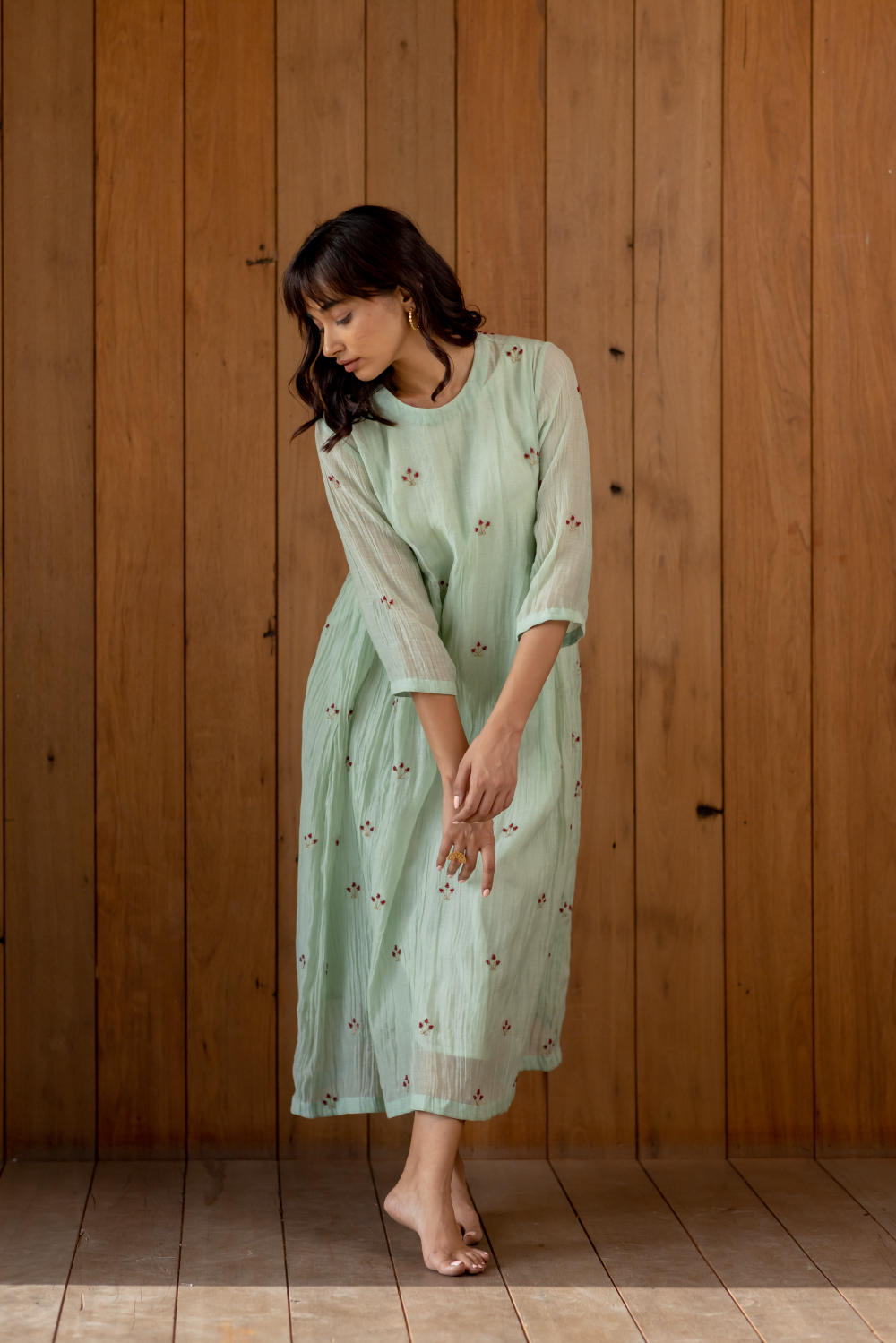 Ekra - Mint Green Fashion Nirjara