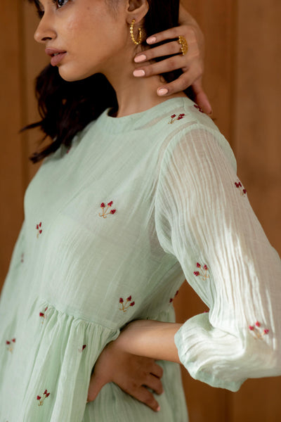 Ekra - Mint Green Fashion Nirjara