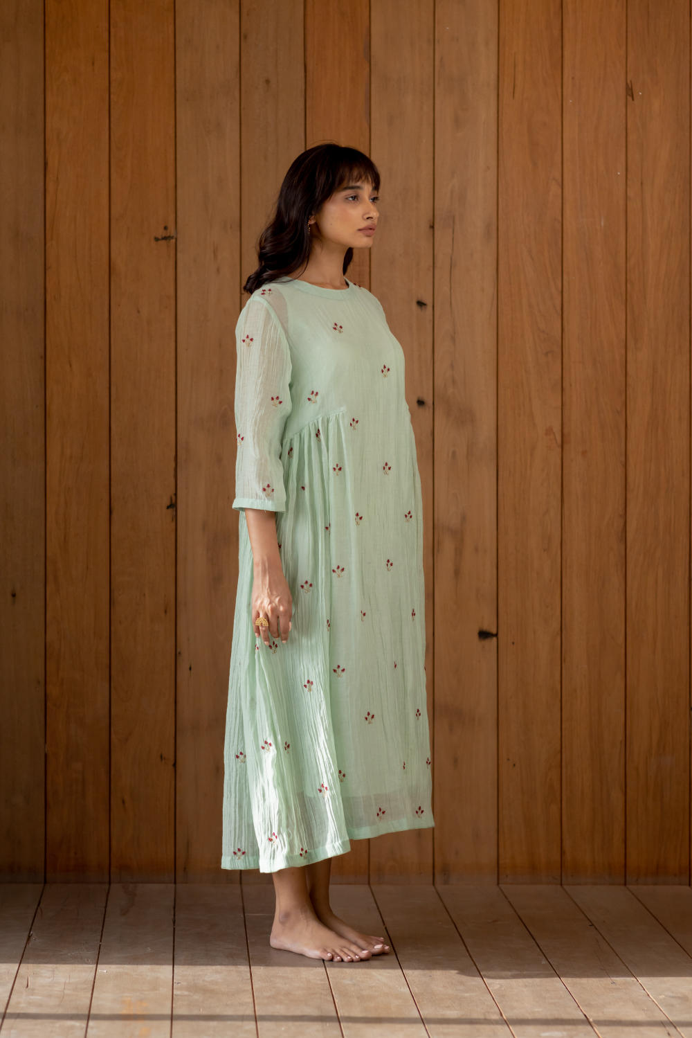 Ekra - Mint Green Fashion Nirjara