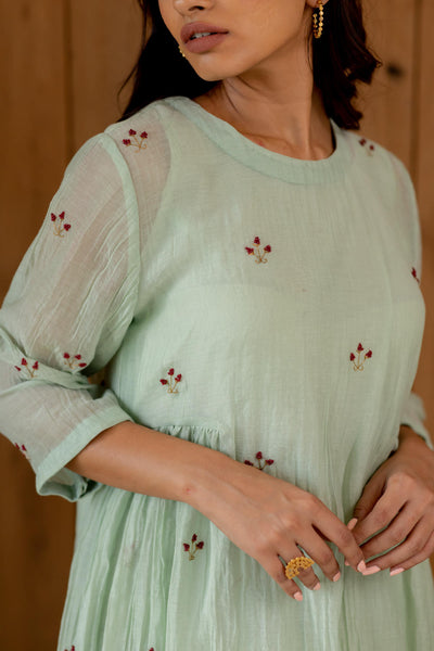 Ekra - Mint Green Fashion Nirjara