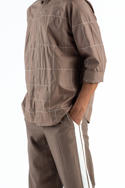 Embroidered Shirt-Cedar Men THREE Men 