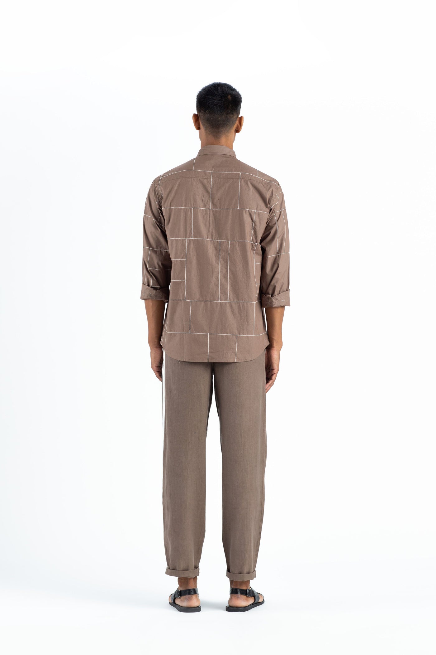 Embroidered Shirt-Cedar Men THREE Men 