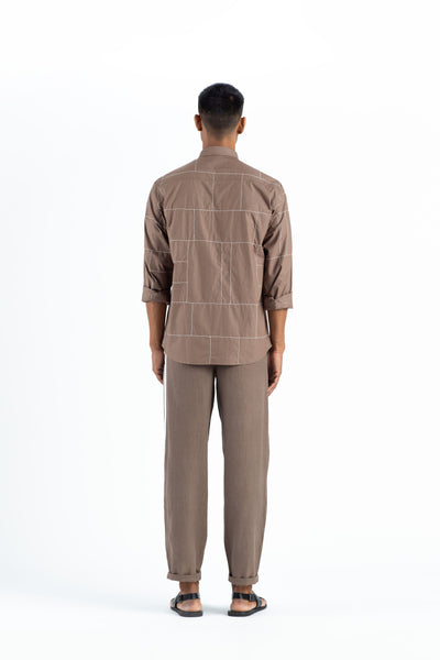 Embroidered Shirt-Cedar Men THREE Men 