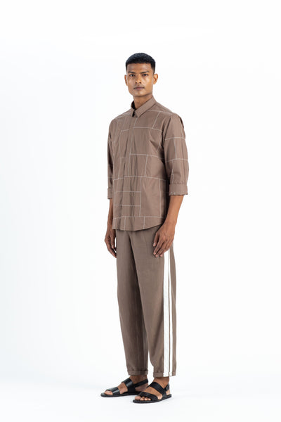 Embroidered Shirt-Cedar Men THREE Men 