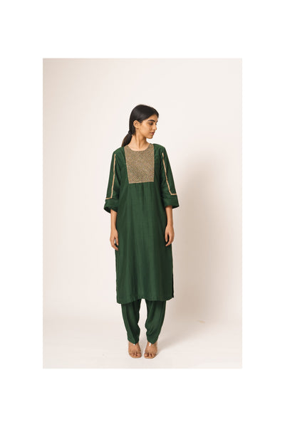Emerald Aayat Kurta and Pant Set Fashion DOT