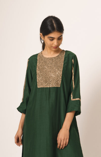 Emerald Aayat Kurta and Pant Set Fashion DOT