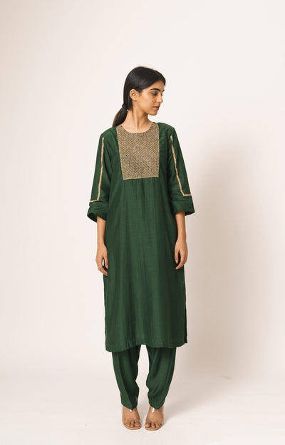 Emerald Aayat Kurta and Pant Set Fashion DOT