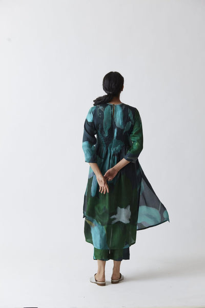 EMERALD SILK KURTA SET Fashion Yam