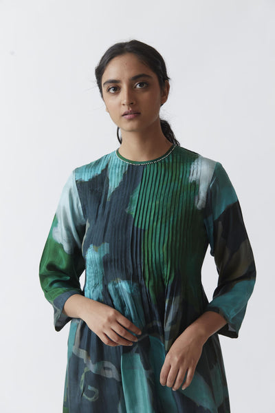 EMERALD SILK KURTA SET Fashion Yam
