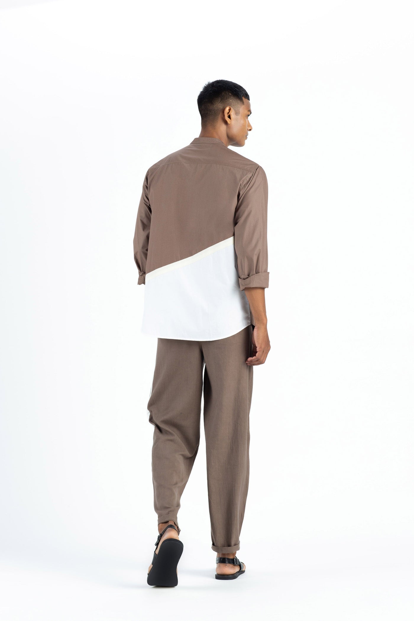 Engineered Back Shirt-Cedar Men THREE Men 