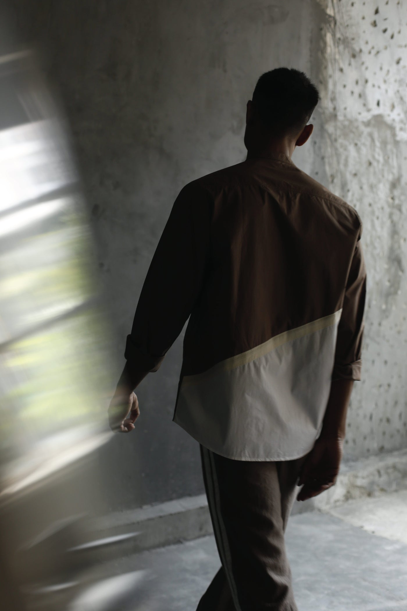 Engineered Back Shirt-Cedar Men THREE Men 