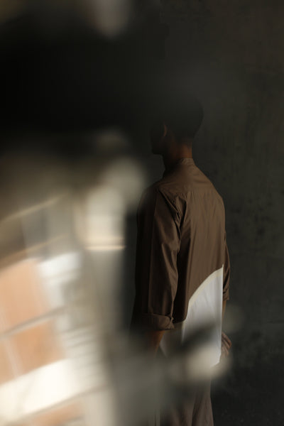Engineered Back Shirt Co-ord-Cedar Men THREE Men 