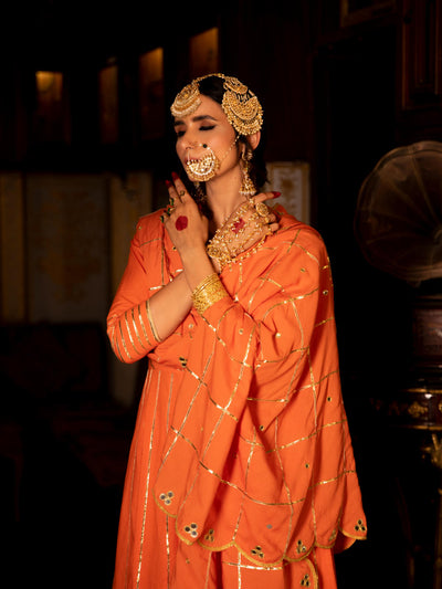 Falak Cotton Kalidaar Farshi Set Fashion Maison Shefali