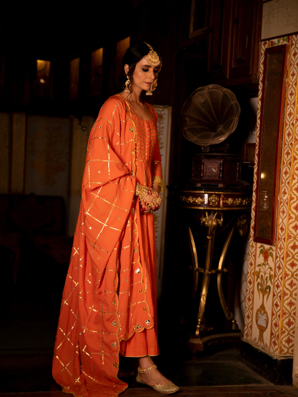 Falak Cotton Kalidaar Farshi Set Fashion Maison Shefali