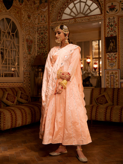 Falak - Gulaal Cotton Kalidaar Farshi Set Fashion Maison Shefali
