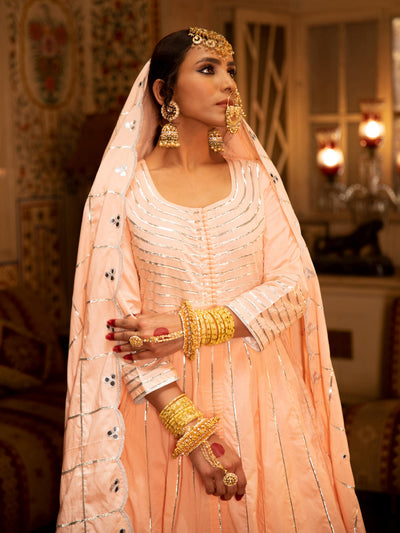 Falak - Gulaal Cotton Kalidaar Farshi Set Fashion Maison Shefali
