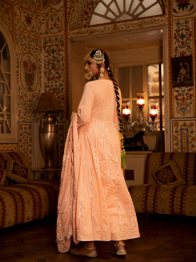 Falak - Gulaal Cotton Kalidaar Farshi Set Fashion Maison Shefali
