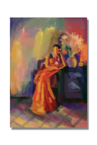 Fauvist Portrait 2 Art Namrata Kumar