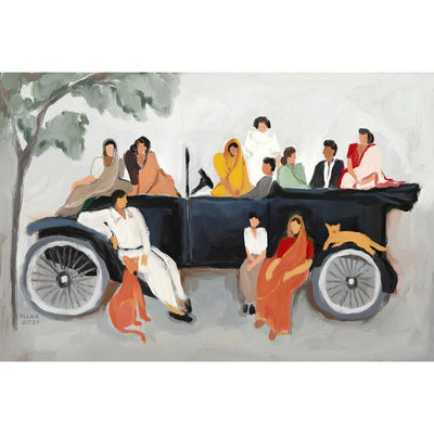 First Car in Town Art Richa Kashelkar 
