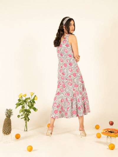 Fleur Flounce Dress Fashion Marche