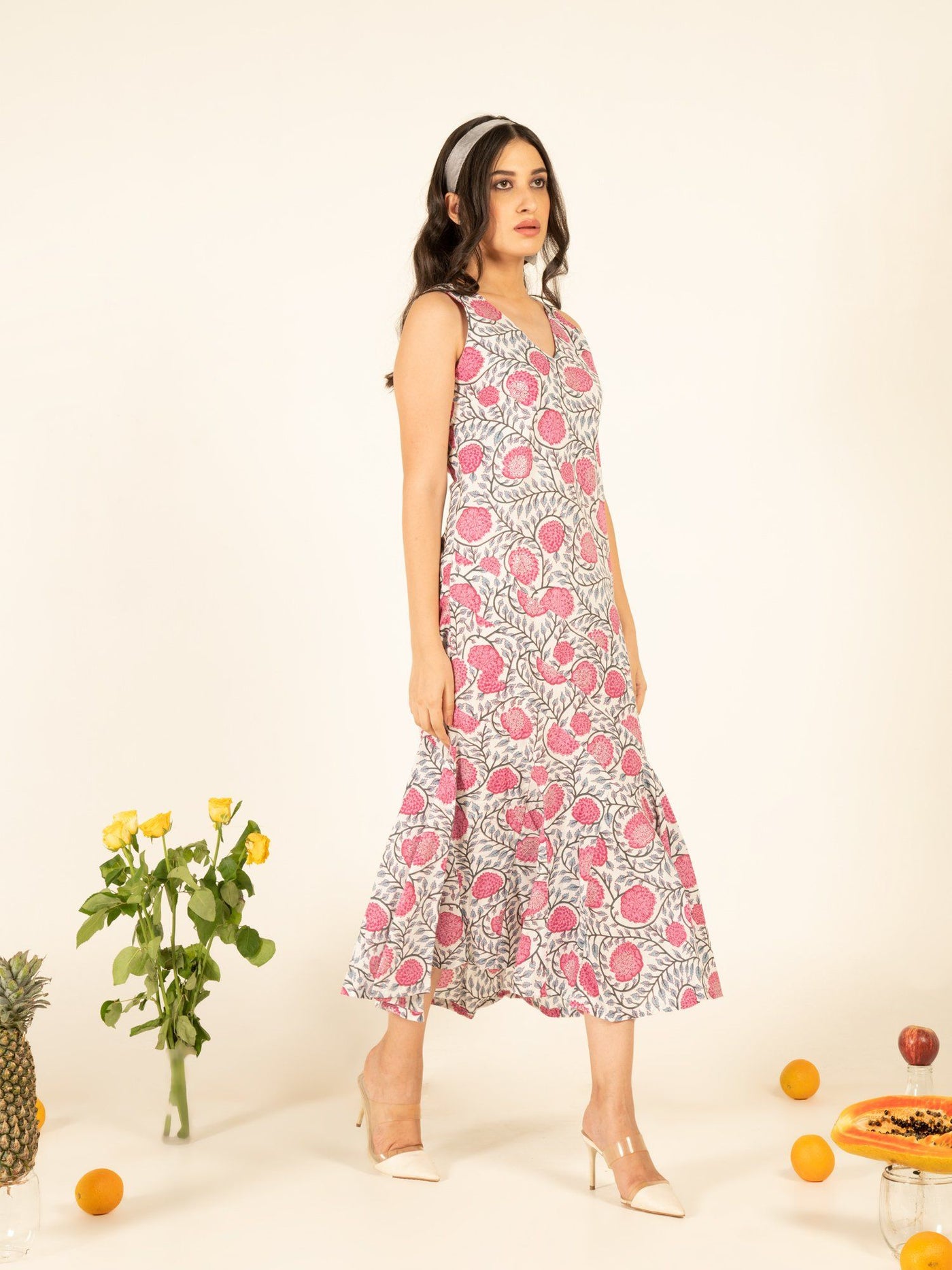 Fleur Flounce Dress Fashion Marche