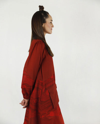 FLOAT SEW DRESS Fashion Rias