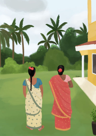 FLOATING FLOWERS ART MEDHA EASWAR