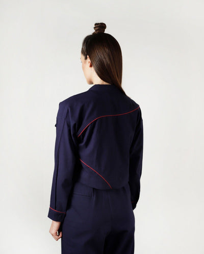 FLUID MOON CROP JACKET Fashion Rias