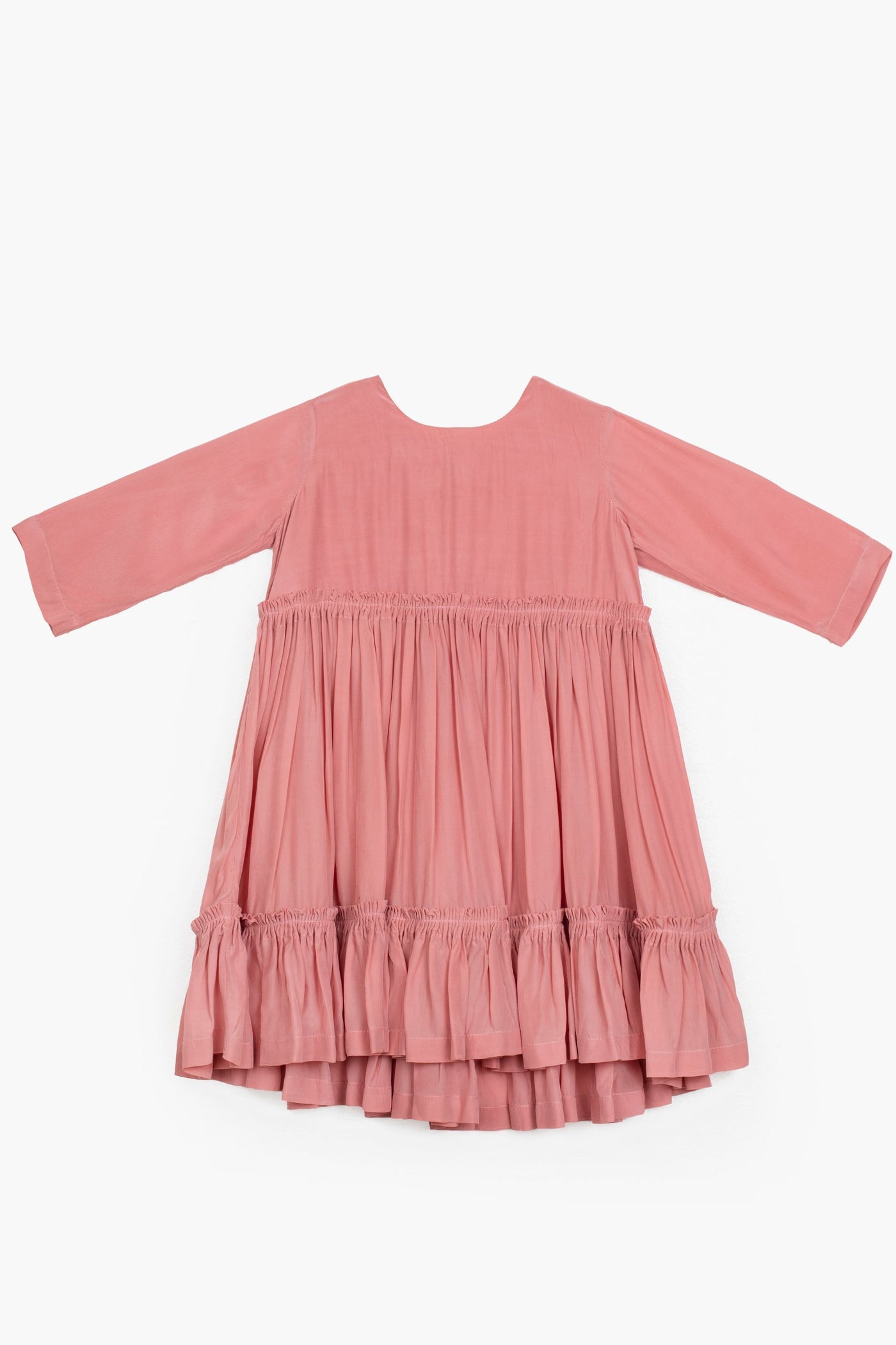 Frill Dress- Dusty Rose Kids THREE Kids 