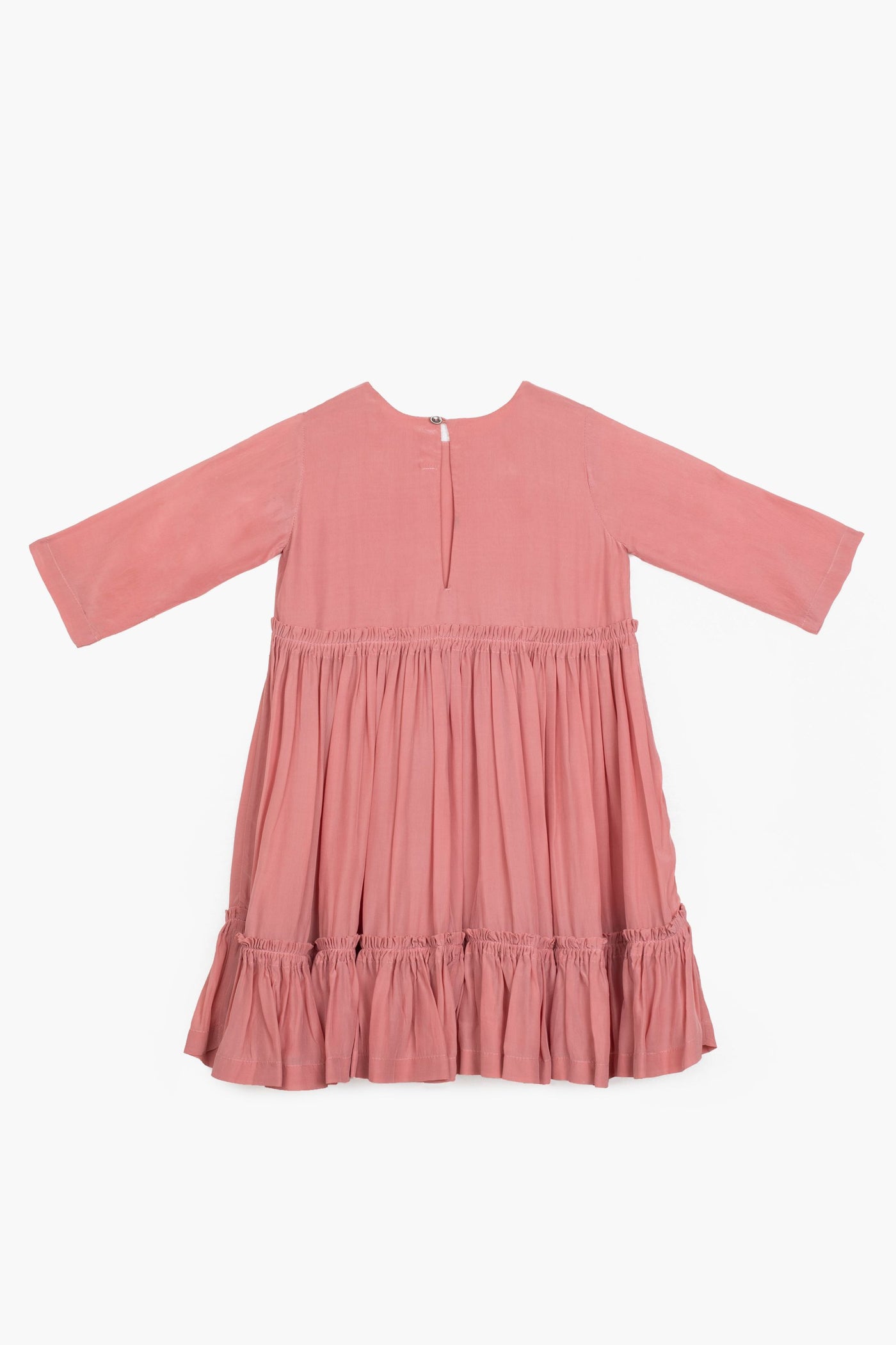Frill Dress- Dusty Rose Kids THREE Kids 