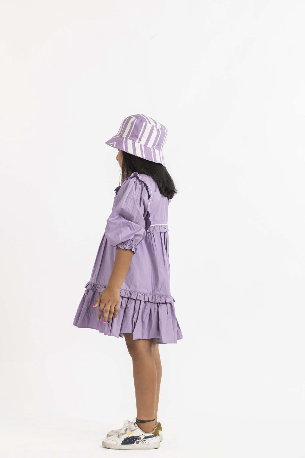 Frill Dress Lavender Kids THREE Kids 