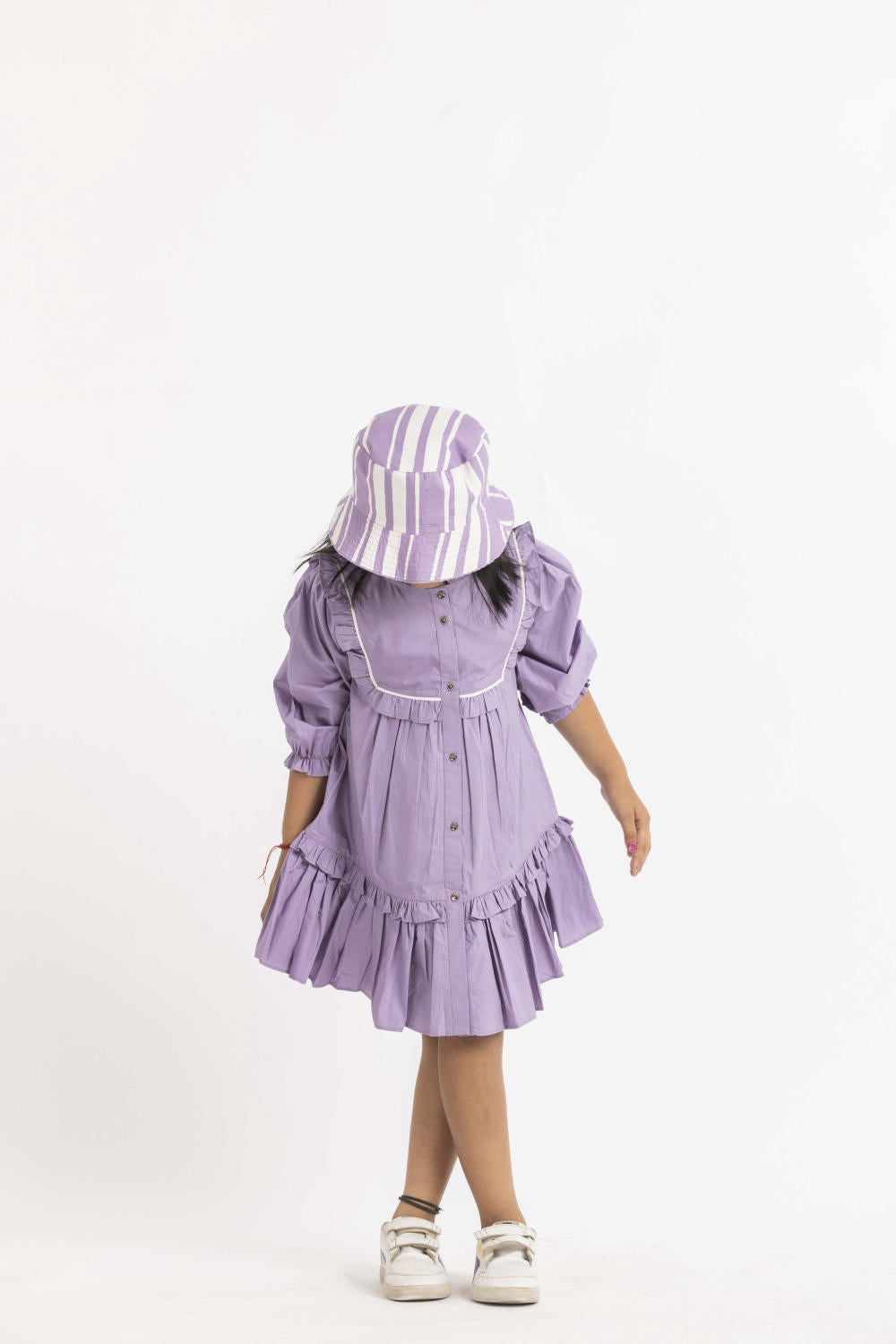 Frill Dress Lavender Kids THREE Kids 