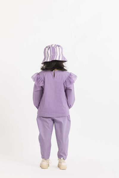 Frill Top Co-ord Lavender Kids THREE Kids 