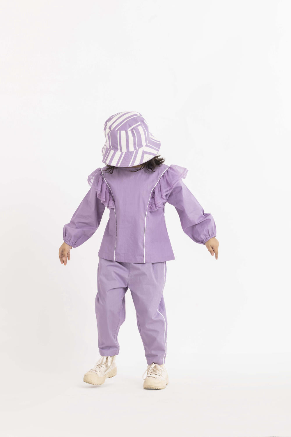 Frill Top Co-ord Lavender Kids THREE Kids 