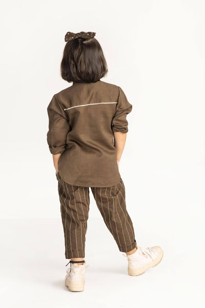 Front Gather Top - Olive Kids THREE Kids 