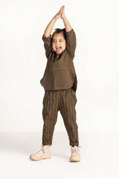 Front Gather Top - Olive Kids THREE Kids 