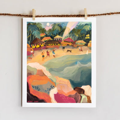 Full Moon Party Art Richa Kashelkar