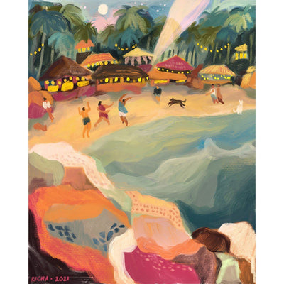 Full Moon Party Art Richa Kashelkar