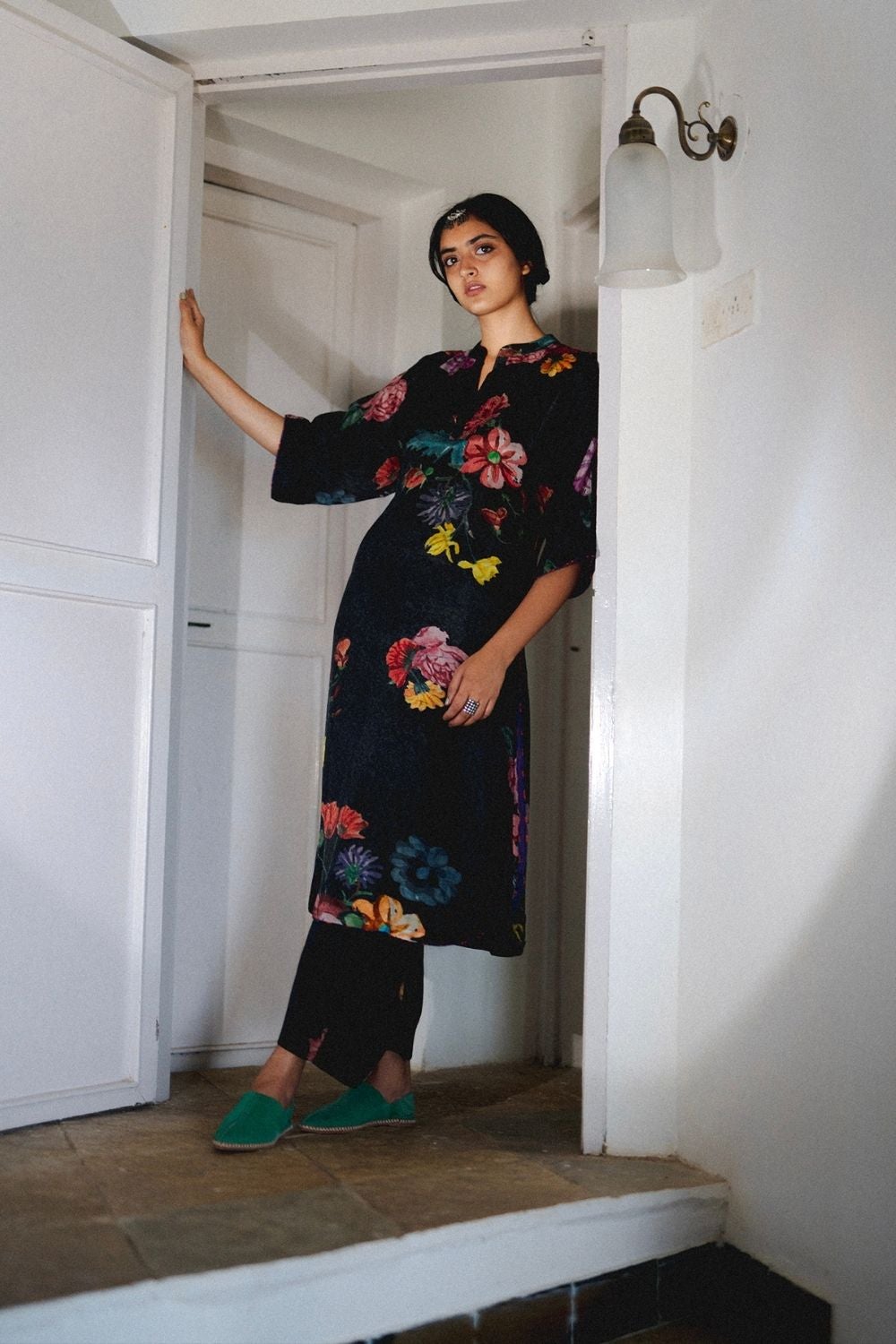 GARDEN OF PARADISE - CHARCOAL SET Fashion Yam