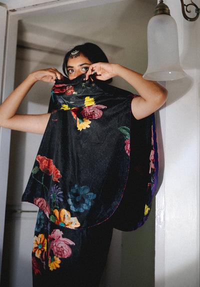 GARDEN OF PARADISE - CHARCOAL SET Fashion Yam