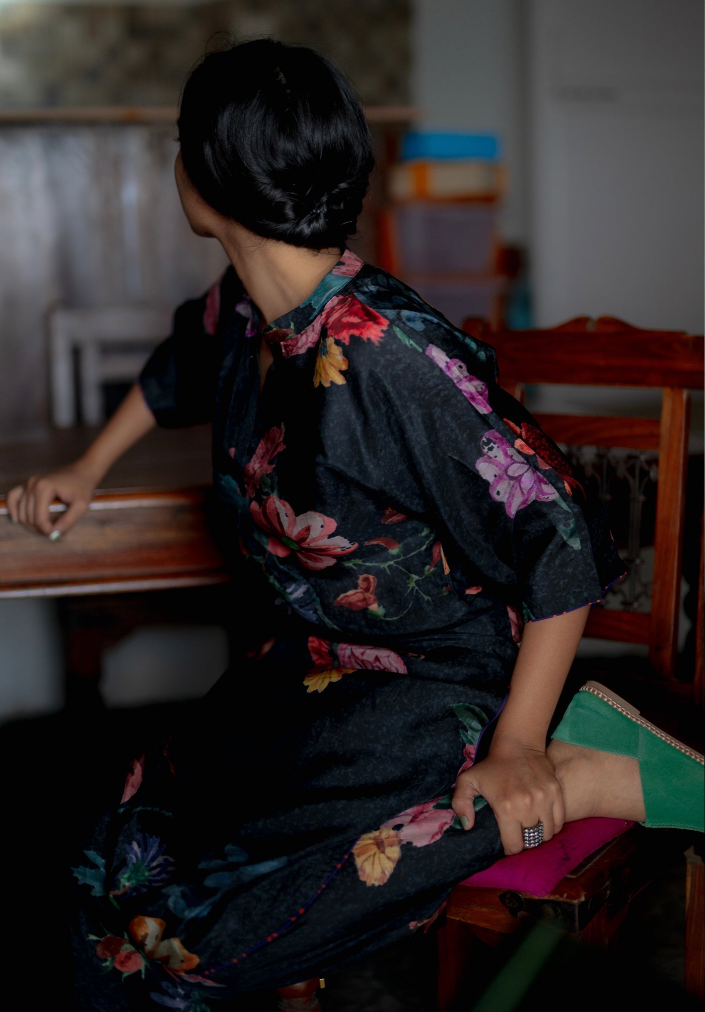 GARDEN OF PARADISE - CHARCOAL SET Fashion Yam
