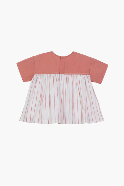 Gather Top Co-ord- Dusty Rose Kids THREE Kids 