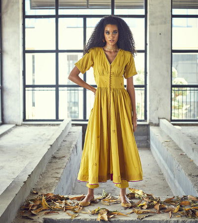 Genda choga set Fashion Khara Kapas