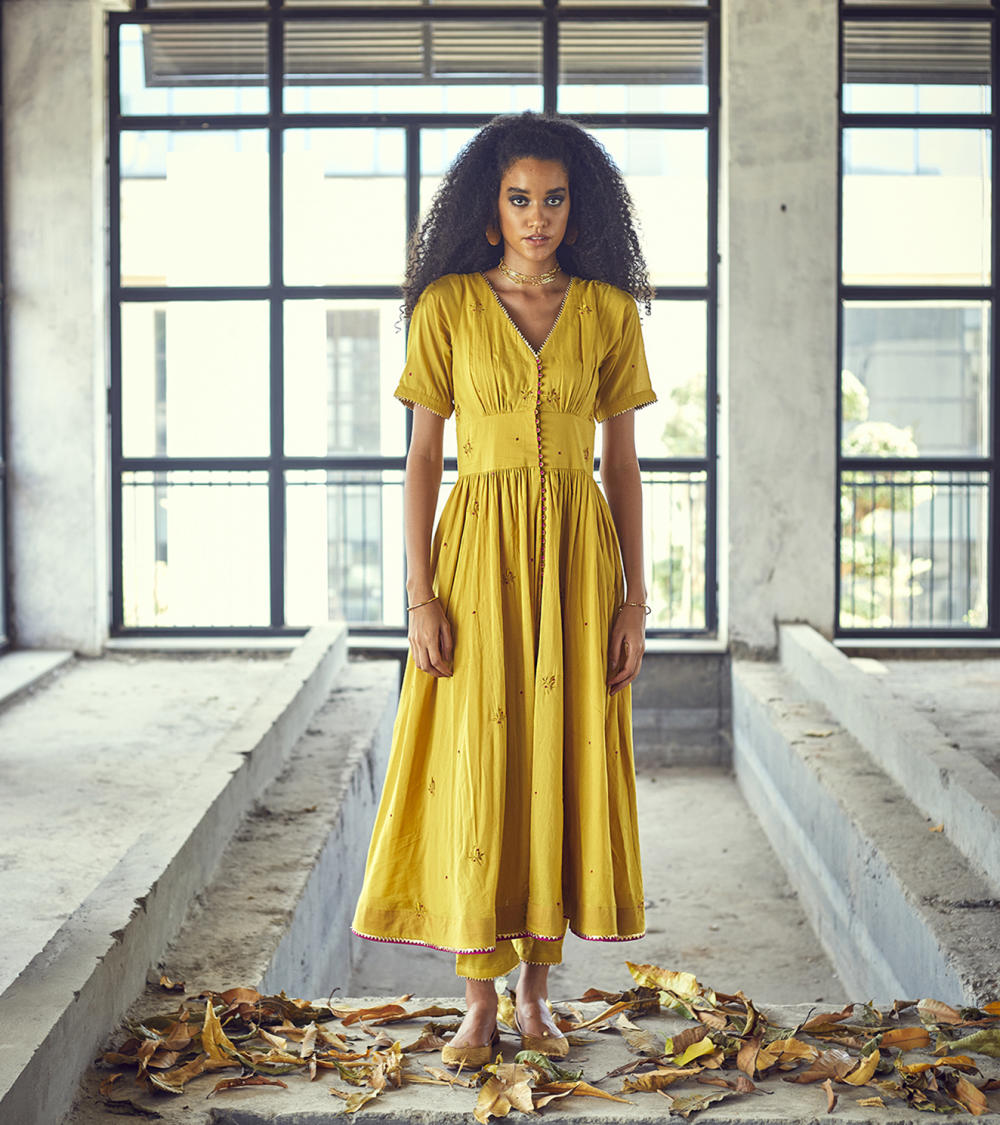 Genda choga set Fashion Khara Kapas