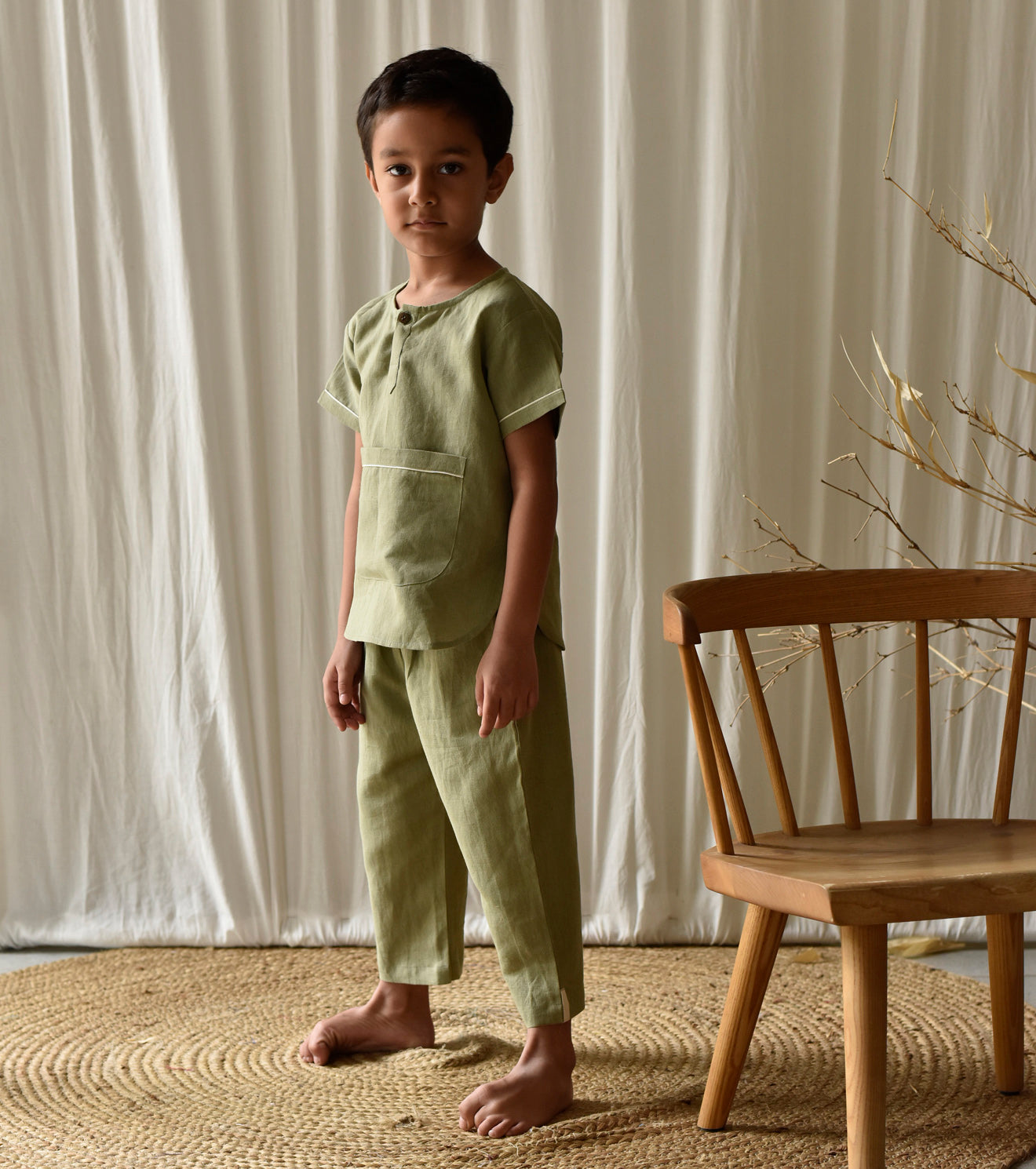 Grasshopper Co-ord Set Fashion Khara Kapas Kids 