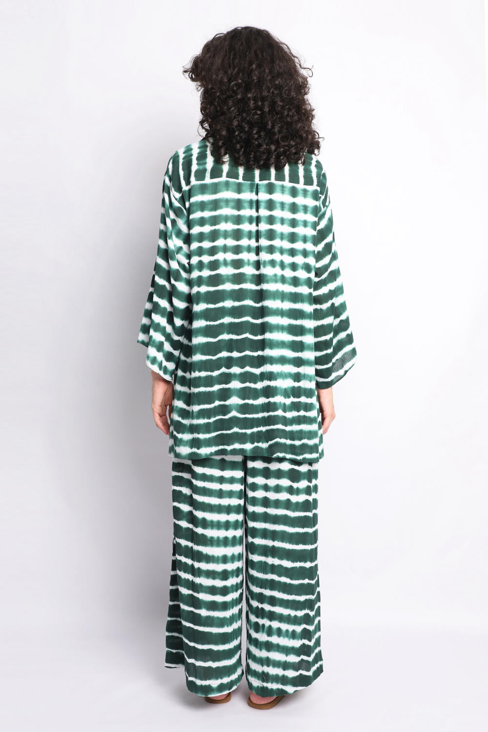 GREEN SHIBORI BREEZY CO-ORD SET Fashion The Pot Plant