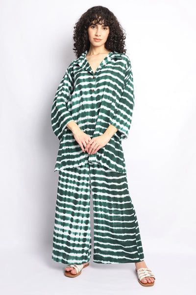 GREEN SHIBORI BREEZY CO-ORD SET Fashion The Pot Plant